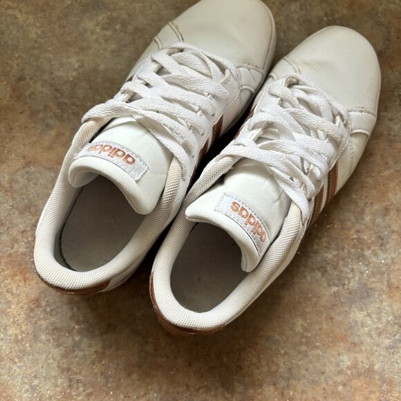 Adidas Grand Court - White/Rose Gold SIZE 5.5 - Picture 12 of 12